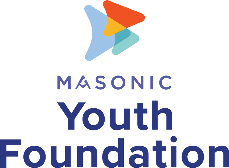 Masonic Youth Foundation logo with overlapping multicolored arrows.